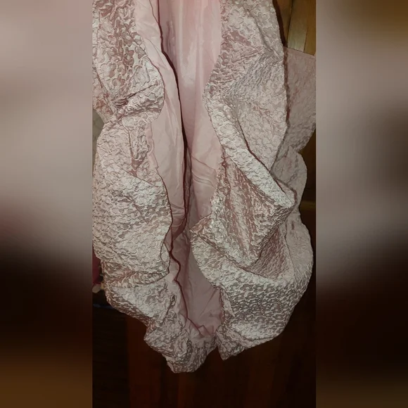 Aureta Studio x Anthropologie Square-Neck Bubble-Hem Mini Dress in Pink - Picture 14 of 16